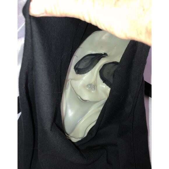 Scream Mask Vintage Smiley Tate Fun World Div Glow in the Dark 11.5" - Picture 4 of 10